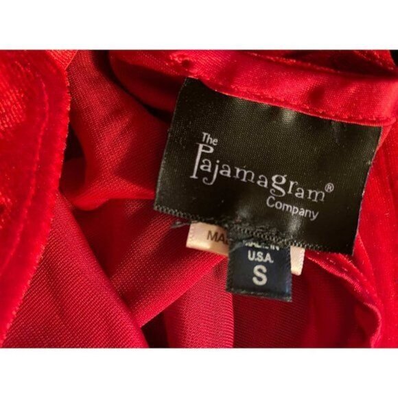 Pajama Gram Ruby Velour 2 Pc. Pajama Lounge SMALL (899) - Picture 5 of 13